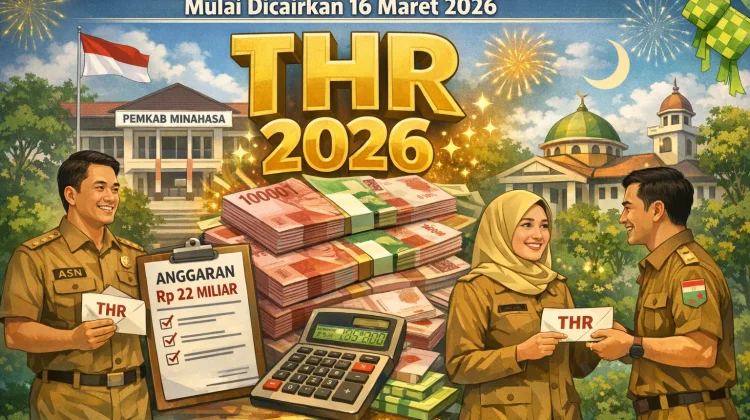Pemkab Minahasa Siapkan Rp22 Miliar untuk THR ASN