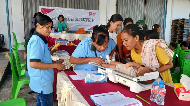 Bidan Puskesmas Tobelo Ingatkan Pentingnya Protein Cegah Stunting pada Anak