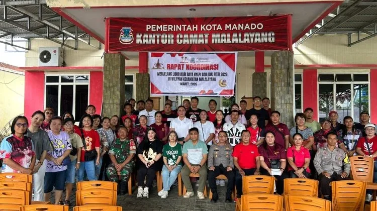 Kapolsek Malalayang Pimpin Personel Amankan Perayaan Nyepi Idul Fitri 1447 H