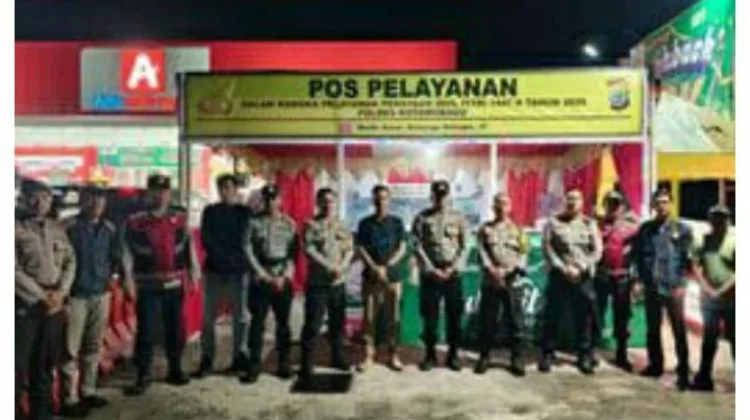 Polres Kotamobagu Siagakan Personel di Empat Pos Strategis