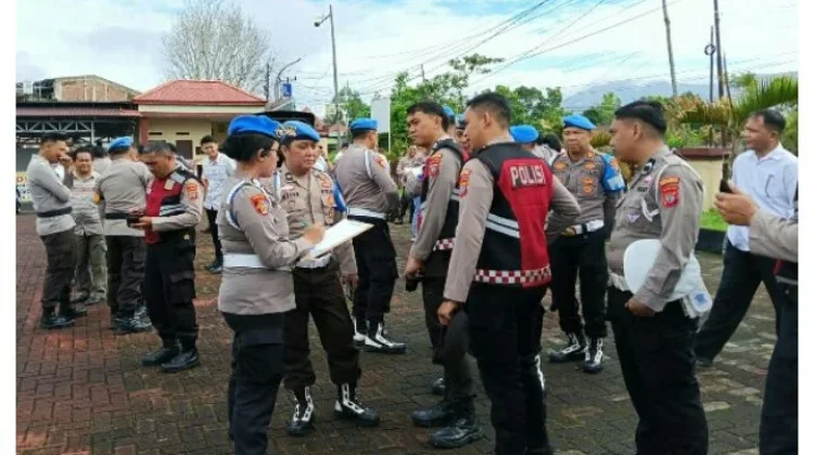 Bid Propam Polda Sulut Gelar Gaktiblin di Polres Tomohon