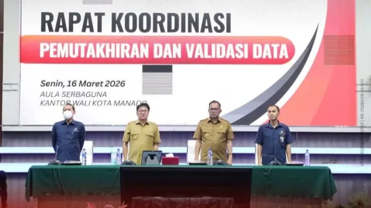 Rakor Pemutahiran dan Validasi Data Pemkot Manado