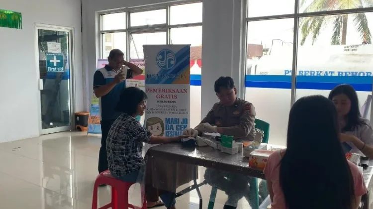 Jasa Raharja Sulut Siapkan Cek Kesehatan Gratis Bagi Pemudik di Manado