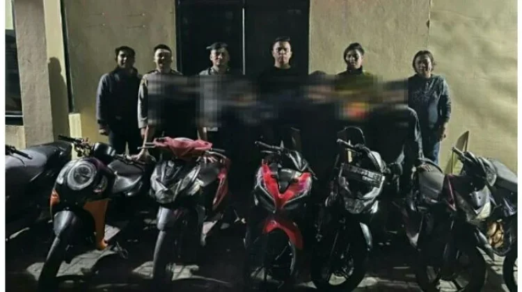 Polres Minut Bubarkan Aksi Balap Liar di Desa Mapanget