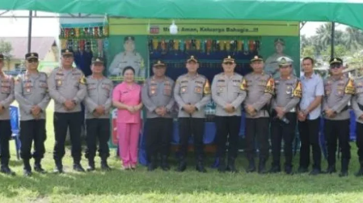 Kapolres Kotamobagu Pimpin Pengecekan Pos Pengamanan