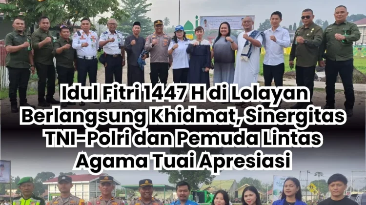 Suasana Perayaan Idul Fitri 1447 H di Lolayan Berlangsung Aman dan Tertib