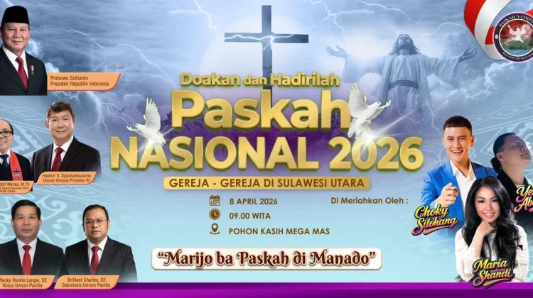 Paskah Nasional 2026: Sulut Jadi Laboratorium Toleransi
