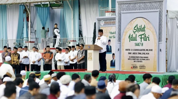 Gubernur Yulius Gaungkan ‘Torang Samua Basudara’ di Idul Fitri 1447 H