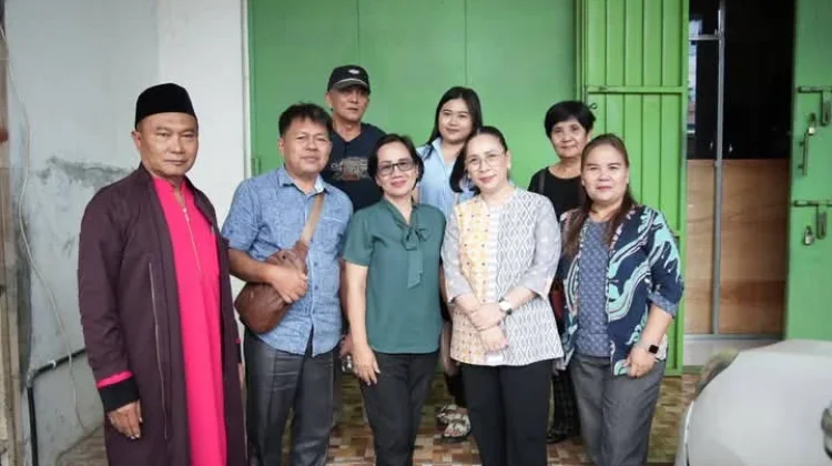 Kunjungan Silaturahmi Wabup Vanda Sarundajang di Langowan