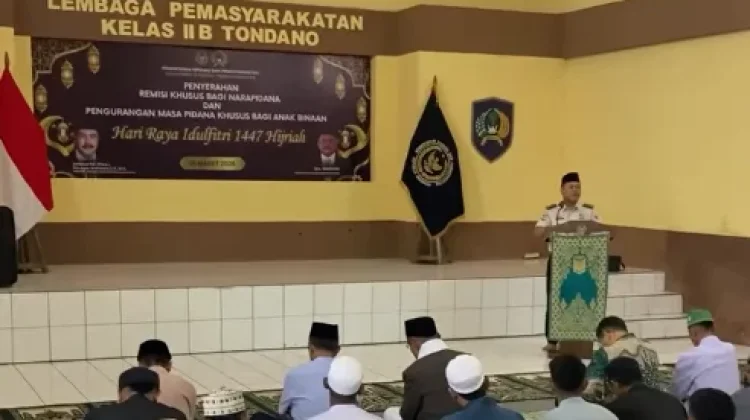 Sebanyak 80 Warga Binaan Lapas Tondano Terima Remisi Idul Fitri 1447 Hijriah
