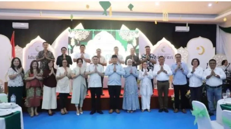 Bupati Ronald Kandoli Pererat Silaturahmi Idul Fitri