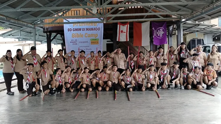 Pelatihan Pramuka dan Bible Camp SD GMIM 01 Manado