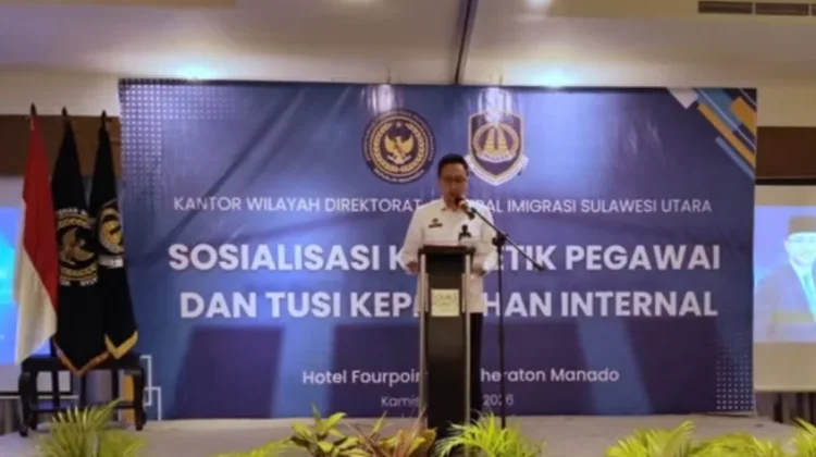 Kanwil Ditjenim Sulut Gelar Sosialisasi Penguatan Tusi Kepatuhan Internal