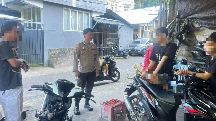 Masuk Laporan 110/112, Polsek Malalayang Datangi Bengkel yang Resahkan Warga