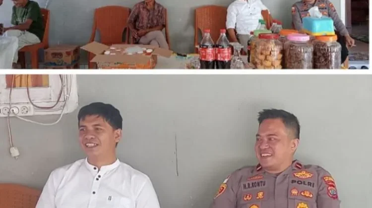 Kapolsek Manganitu Selatan Sambangi Kediaman Kapitalaung Ngalipaeng II
