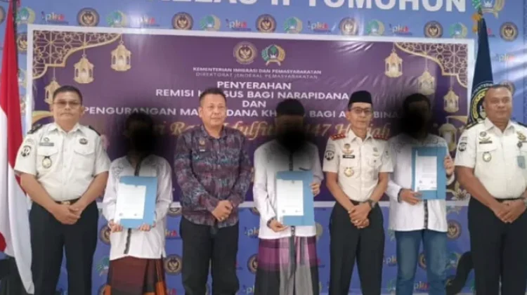 Sebanyak 14 Warga Binaan LPKA Tomohon Terima Remisi Khusus Idul Fitri 1447 H