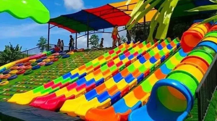 Wisata Wahana Permainan Anak Diserbu Ribuan Pengunjung Libur Lebaran