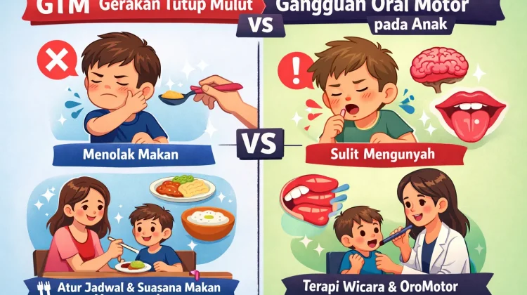 GTM vs Gangguan Oral Motor pada Anak: Ini Perbedaan dan Cara Penanganannya