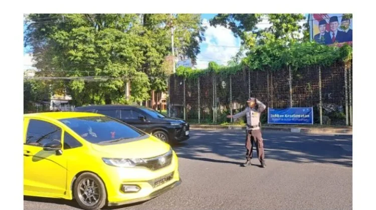 Polsek Sario Gelar Pos Cakalang, Urai Kemacetan di Jalan Ahmad Yani Manado