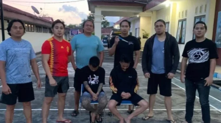 Dua Pemuda Diamankan Resmob Polres Minahasa, Diduga Terlibat Penikaman