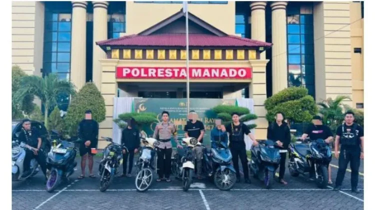 Polresta Manado Tertibkan Aksi Balap Liar di Wilayah Mapanget