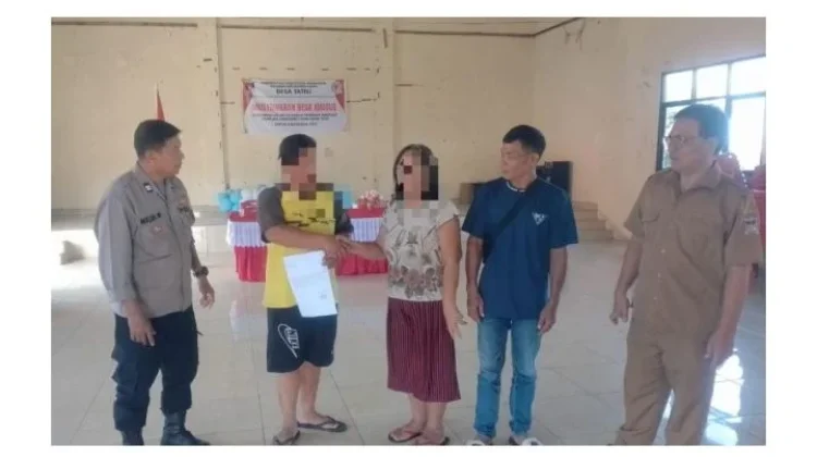 Polsek Pineleng  Mediasi Perselisihan Warga di Tateli.