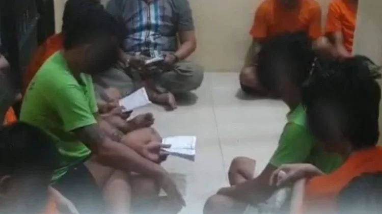 Satuan Tahti Polresta Manado Gelar Pembinaan Rohani bagi Tahanan