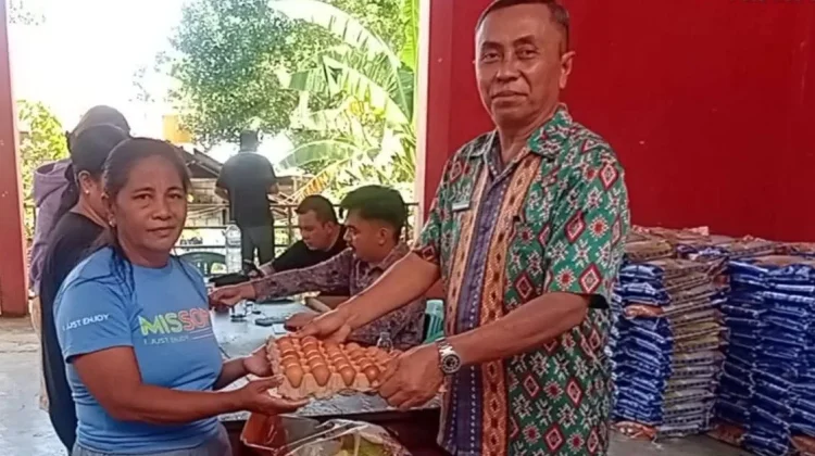 Subsidi Bapok, Pemkab Minut Gelar Pasar Murah di Desa Ponto Wori