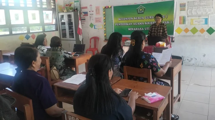 Tingkatkan Kompetensi, Kemenag Minut Gelar KKG Pendidikan Agama Kristen