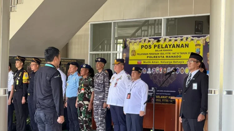 Posko Terpadu Angkutan Udara Lebaran 2026 Bandara Sam Ratulangi  Resmi Ditutup
