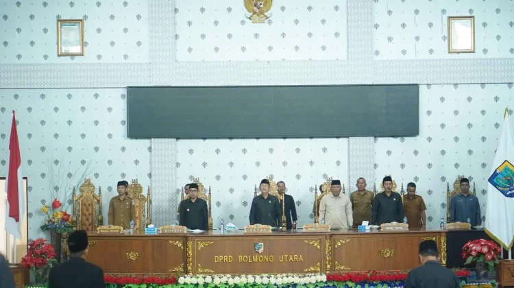 Rapat Paripurna DPRD Kabupaten Boltara dalam rangka LKPJ Kepala Daerah TA 2025