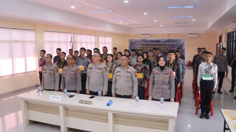 Polres Kotamobagu Teken Pakta Integritas Seleksi Casis Polri T.A 2026