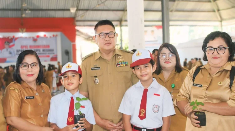Wabup Kawatu Irup Apel Kebangsaan Pemerintah Kabupaten Minahasa Selatan