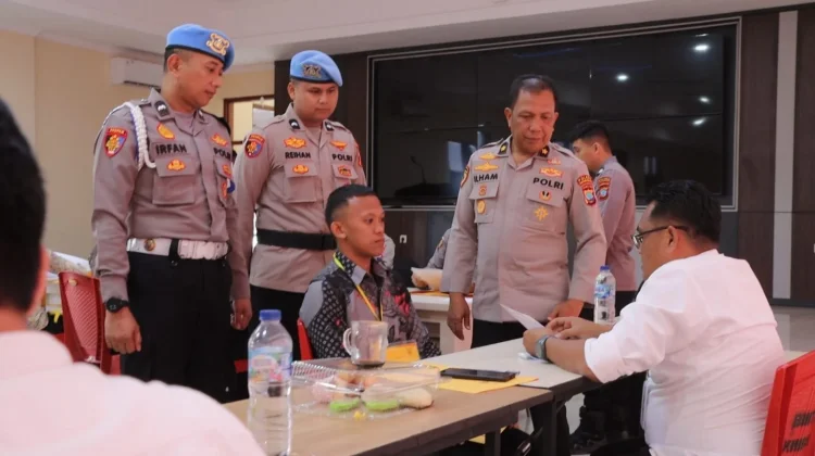 Rekrutmen Polri, Pengawasan Ketat Polres Kotamobagu Tegakkan Prinsip 'BETAH'