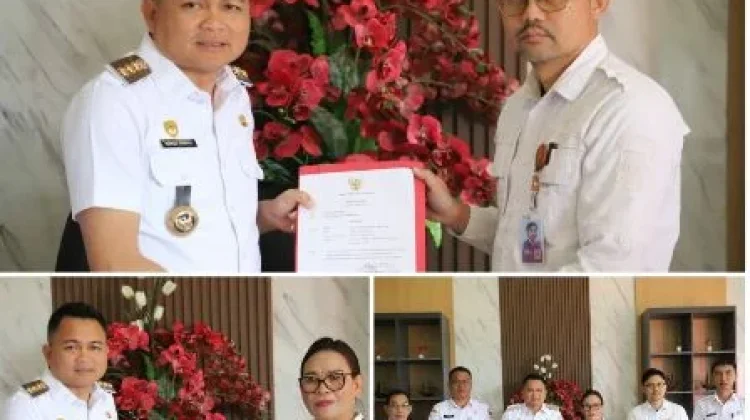 Ronald Kandoli Serahkan SK Plt Dua Jabatan Strategis di Pemkab Mitra