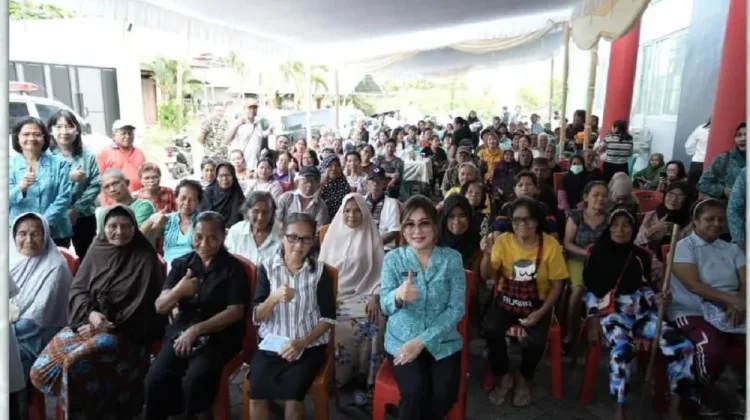 Aksi Sosial di Rangkaian Hari Kesatuan Gerak PKK Manado