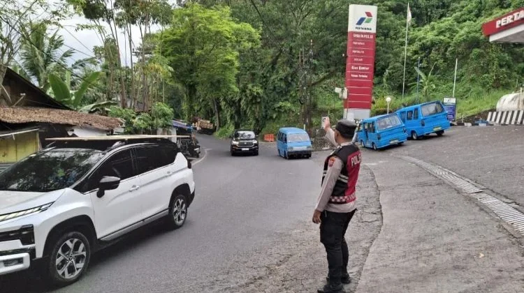 Wujudkan Tertib Berlalu Lintas, Polsek Singkil Laksanakan Pos Cakalang