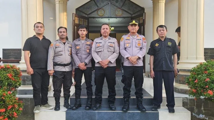 Polresta Manado Laksanakan Pengamanan Perayaan Jumat Agung