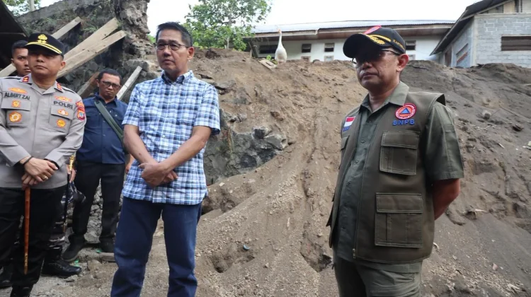 Sinergi BNPB dan Pemda Percepat Penanganan Dampak Gempa M 7,6 di Bitung