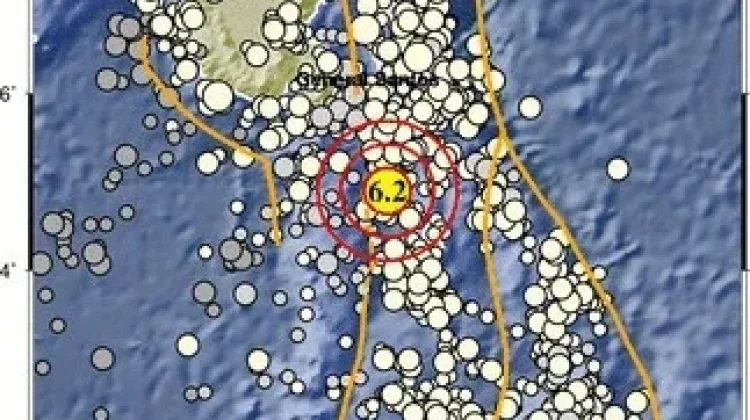 Setelah Sulawesi Utara Magnitudo 5,8, Karatung Talaud Diguncang Gempa Tektonik 6,2