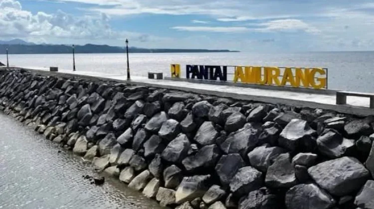 Pengaman Pantai Amurang Rampung Dibangun, Perkuat Perlindungan Pesisir Minsel