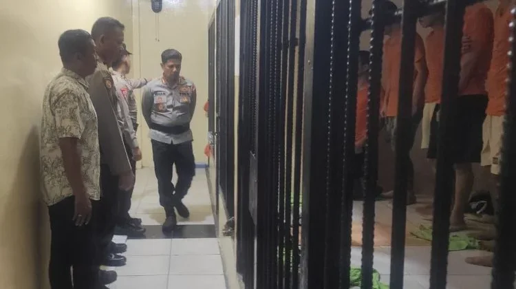 Lakukan Pengecekan Tahanan, Kapolresta: Pastikan Keamanan dan Pengawasan Optimal