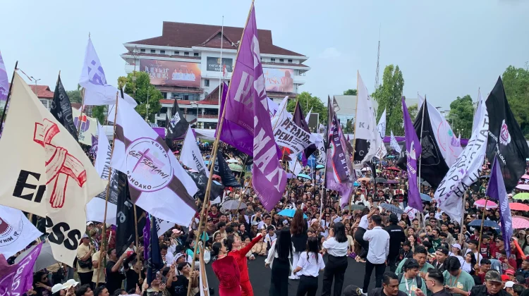 Satu Abad Pemuda GMIM, Ribuan Peserta Selebrasi Paskah di Kota Manado