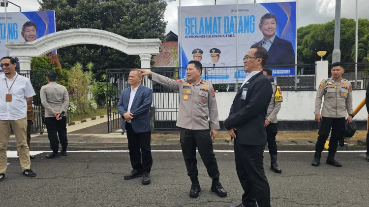 Kapolda Sulut Tinjau VVIP Bandara jelang Paskah Nasional