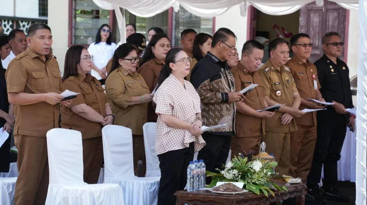 Wabup Minahasa Hadiri Ibadah Paskah Kedua Jemaat GMIM Siloam Tonsealama