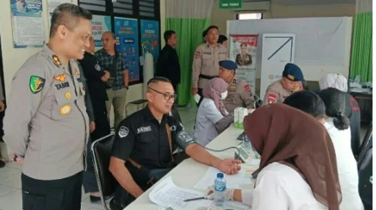 Bid Dokkes Cek Kesehatan Personil Pam Paskah Nasional