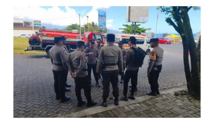Polsek Tuminting Lakukan Pengamanan Kegiatan Selebrasi Paskah