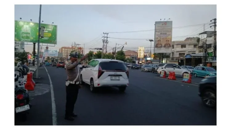 Polsek Malalayang Gelar Pos Cakalang di Patung Wolter Monginsidi