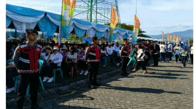 Ribuan Personel Gabungan Amankan Paskah Nasional 2026 di Megamas Manado