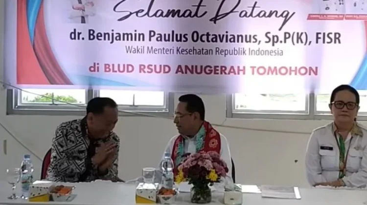 RSUD Anugerah Tomohon Siap Terima Alkes, Wamenkes Benjamin Fokus Jantung-TBC